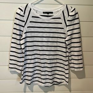 White House Black Market Striped Top